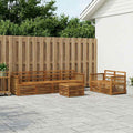 vidaXL Zestaw sof na zewnątrz 7 pcs naturalny Lite Drewno Akacji