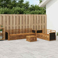 vidaXL Zestawy sof 8 pcs Lite Drewno Akacji