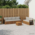 vidaXL Zestawy sof z poduszką 8 pcs Lite Drewno Akacji