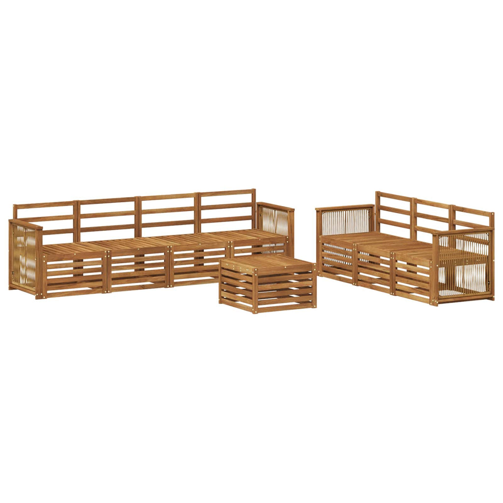 vidaXL Zestawy sof 8 pcs Lite Drewno Akacji