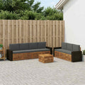 vidaXL Zestawy sof z poduszką 8 pcs Lite Drewno Akacji