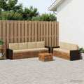 vidaXL Zestawy sof z poduszką 8 pcs Lite Drewno Akacji