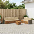 vidaXL Zestawy sof z poduszką 8 pcs Lite Drewno Akacji