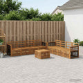 vidaXL Zestawy sof 9 pcs Lite Drewno Akacji