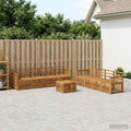 vidaXL Zestawy sof 9 pcs Lite Drewno Akacji