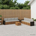 vidaXL Zestawy sof z poduszką 9 pcs Lite Drewno Akacji