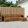 vidaXL Zestaw sof na zewnątrz 5 pcs naturalny