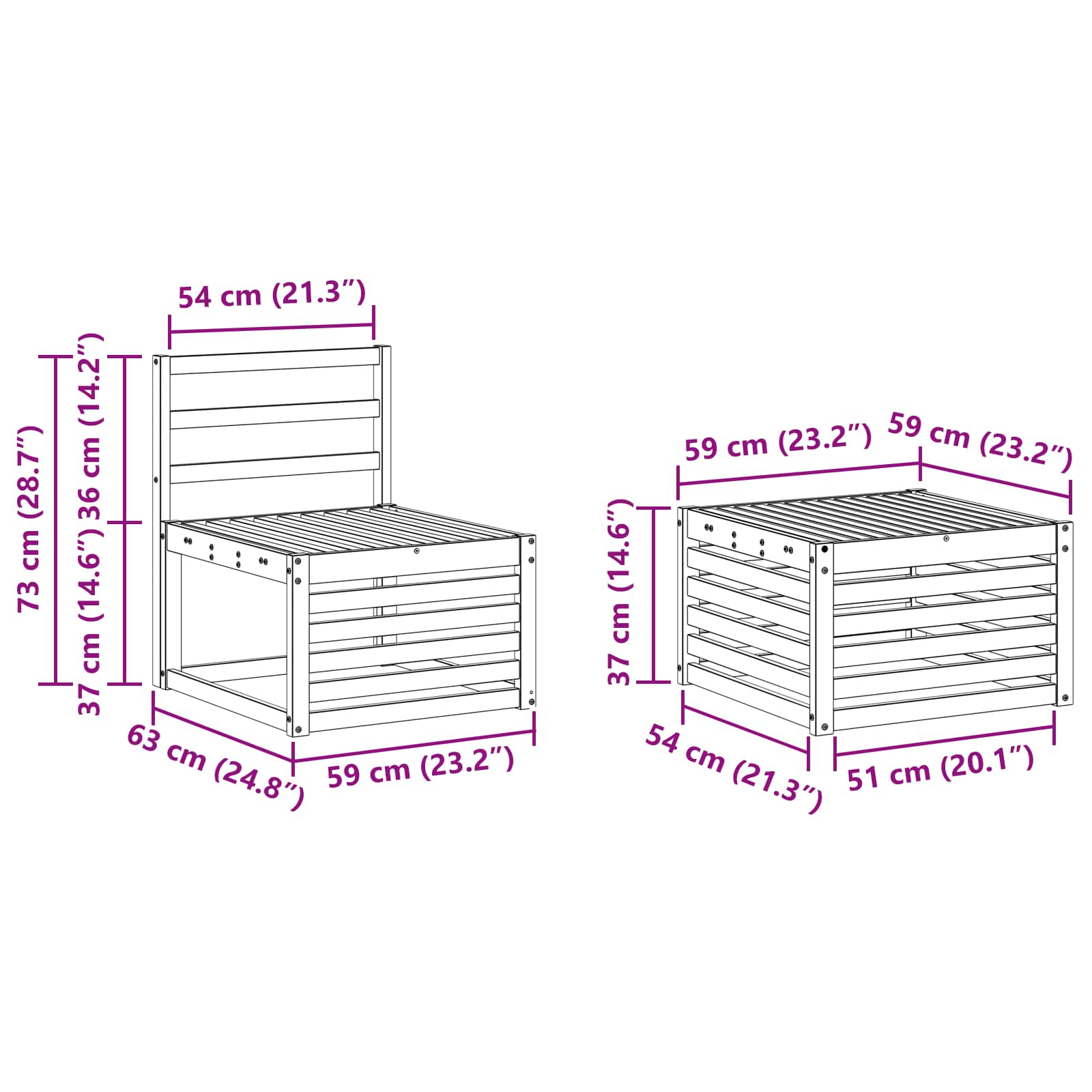 vidaXL Zestaw sof na zewnątrz 5 pcs naturalny