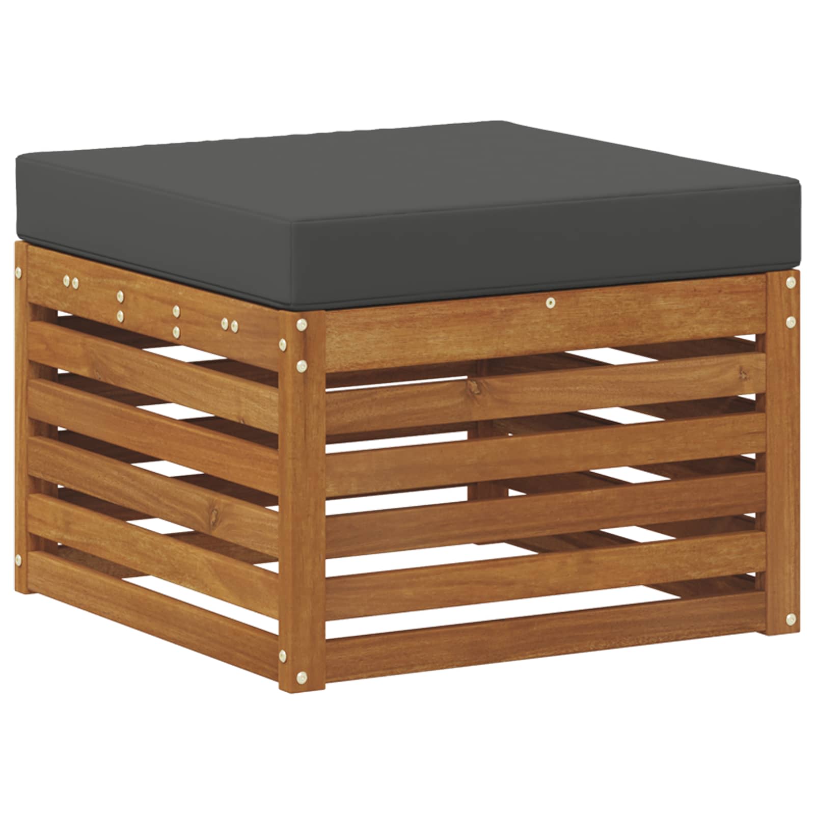 vidaXL Zestaw sof na zewnątrz z poduszką 6 pcs Naturalny i Antracytowy