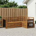 vidaXL Zestawy sof 4 pcs Lite Drewno Akacji