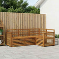 vidaXL Zestawy sof 4 pcs Lite Drewno Akacji