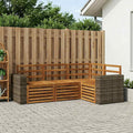 vidaXL Zestawy sof 4 pcs Lite Drewno Akacji