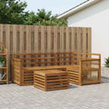 vidaXL Zestaw sof na zewnątrz 5 pcs naturalny 59 x 59 x 37 cm