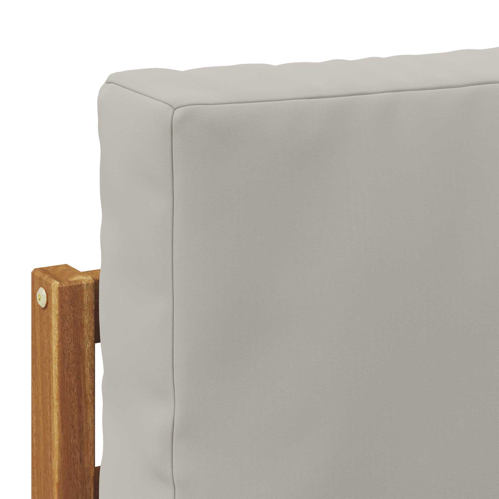vidaXL Zestaw sofy narożnej z poduszką 7 pcs Naturalny i jasnoszary