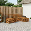 vidaXL Zestawy sof 6 pcs naturalny Lite Drewno Akacji