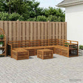 vidaXL Zestaw sof na zewnątrz 6 pcs naturalny Lite Drewno Akacji