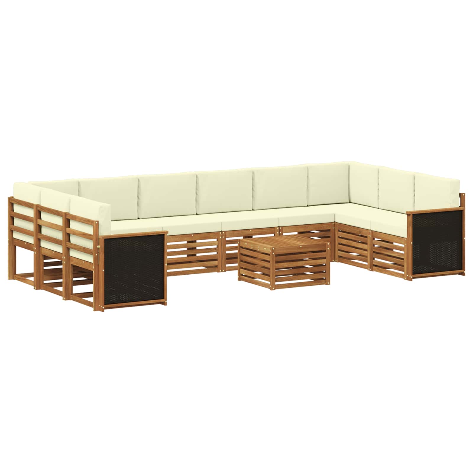 vidaXL Zestaw sof na zewnątrz 8 pcs