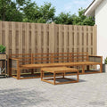 vidaXL Zestaw sof na zewnątrz 5 pcs naturalny Lite Drewno Akacji