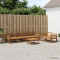 vidaXL Zestaw sof na zewnątrz 7 pcs naturalny Lite Drewno Akacji