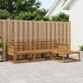 vidaXL Zestaw sof na zewnątrz 4 pcs naturalny Lite Drewno Akacji
