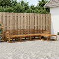 vidaXL Zestaw sof na zewnątrz 5 pcs naturalny Lite Drewno Akacji