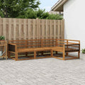 vidaXL Zestaw sof na zewnątrz 4 pcs naturalny Lite Drewno Akacji