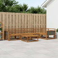 vidaXL Zestaw sof na zewnątrz 6 pcs naturalny Lite Drewno Akacji