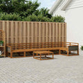 vidaXL Zestaw sof na zewnątrz 7 pcs naturalny Lite Drewno Akacji