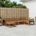 vidaXL Zestaw sof na zewnątrz 6 pcs naturalny Lite Drewno Akacji