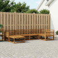 vidaXL Zestaw sof na zewnątrz 6 pcs naturalny Lite Drewno Akacji