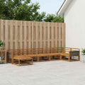 vidaXL Zestaw sof na zewnątrz 7 pcs naturalny Lite Drewno Akacji