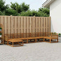 vidaXL Zestaw sof na zewnątrz 7 pcs naturalny Lite Drewno Akacji
