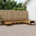 vidaXL Zestaw sof na zewnątrz 8 pcs naturalny Lite Drewno Akacji