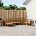 vidaXL Zestaw sof na zewnątrz 8 pcs naturalny Lite Drewno Akacji