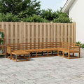 vidaXL Zestaw sof na zewnątrz 8 pcs naturalny Lite Drewno Akacji