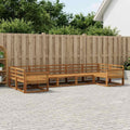 vidaXL Zestaw sof na zewnątrz 7 pcs naturalny Lite Drewno Akacji