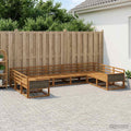 vidaXL Zestaw sof na zewnątrz 9 pcs naturalny Lite Drewno Akacji