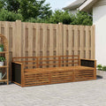 vidaXL Zestaw sof na zewnątrz 3 pcs naturalny Lite Drewno Akacji
