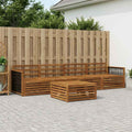 vidaXL Zestaw sof na zewnątrz 5 pcs naturalny Lite Drewno Akacji