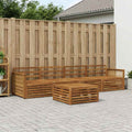 vidaXL Zestaw sof na zewnątrz 5 pcs naturalny Lite Drewno Akacji