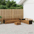 vidaXL Zestaw sof na zewnątrz 8 pcs naturalny 79 x 79 x 37 cm