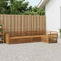 vidaXL Zestaw sof na zewnątrz 5 pcs naturalny Lite Drewno Akacji