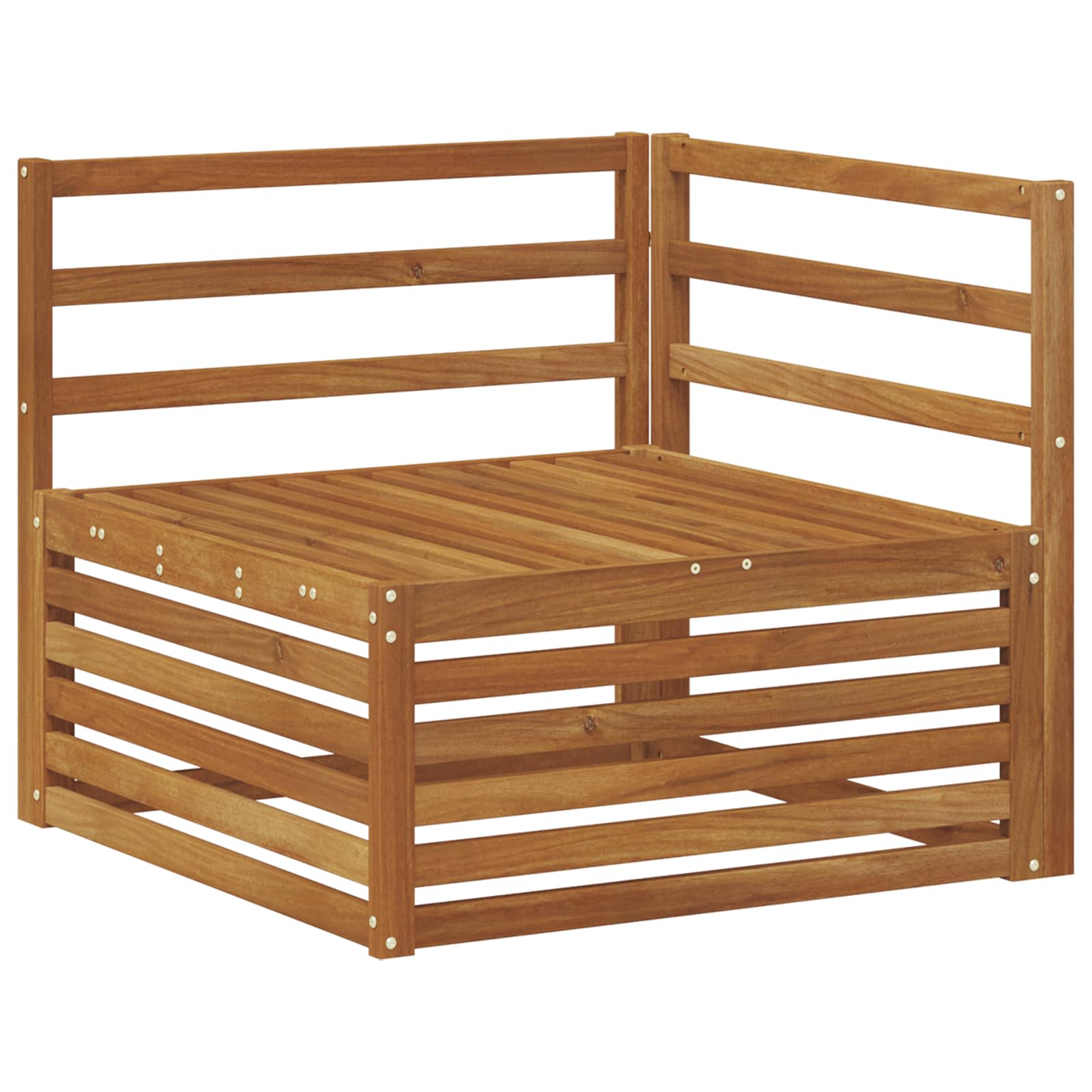 vidaXL Zestaw sof na zewnątrz 6 pcs naturalny Lite Drewno Akacji