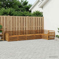 vidaXL Zestaw sof na zewnątrz 6 pcs naturalny Lite Drewno Akacji