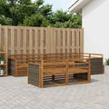 vidaXL Zestaw sof na zewnątrz 7 pcs naturalny