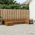 vidaXL Zestaw sof na zewnątrz 7 pcs naturalny