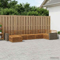 vidaXL Zestaw sof na zewnątrz 7 pcs naturalny