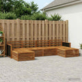 vidaXL Zestawy sof 6 pcs Lite Drewno Akacji