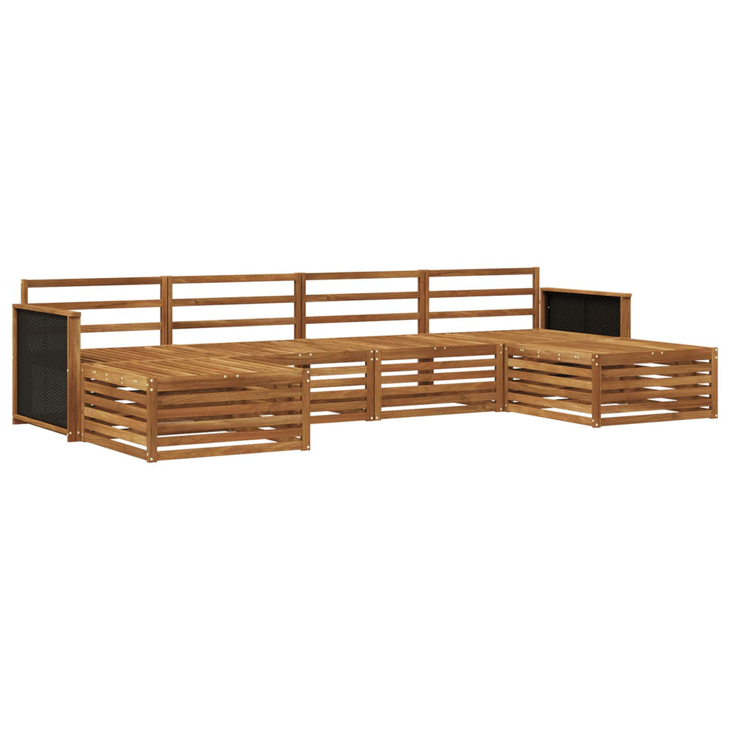vidaXL Zestawy sof 6 pcs Lite Drewno Akacji