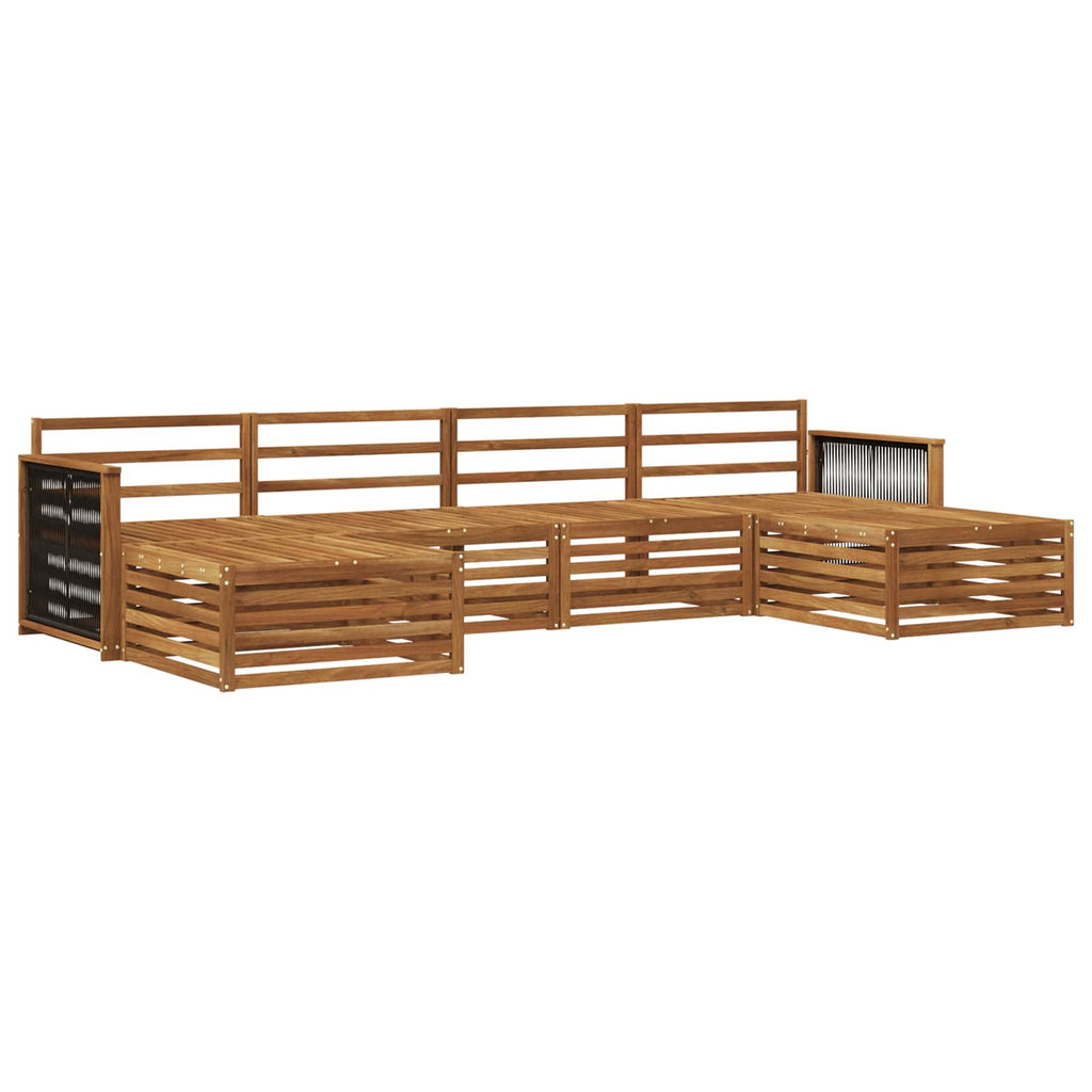 vidaXL Zestawy sof 6 pcs Lite Drewno Akacji